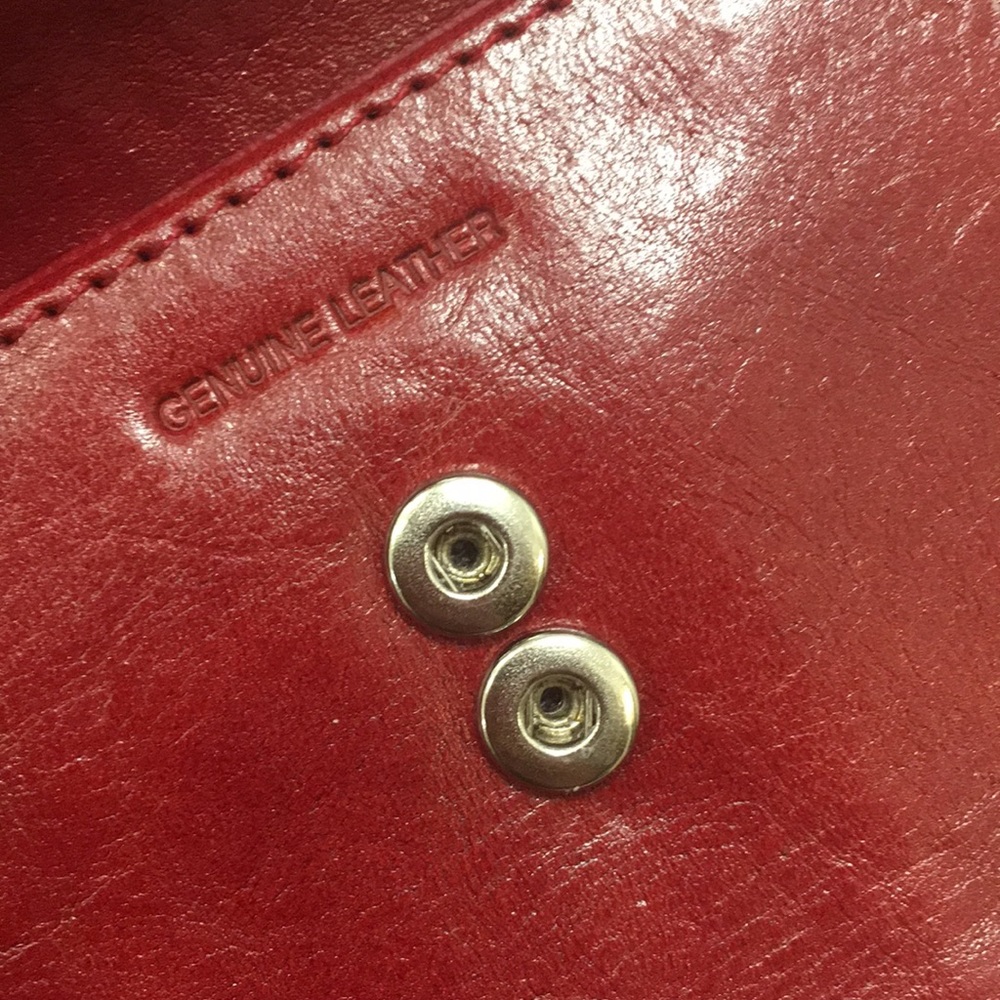 Genuine Red Leather Wallet